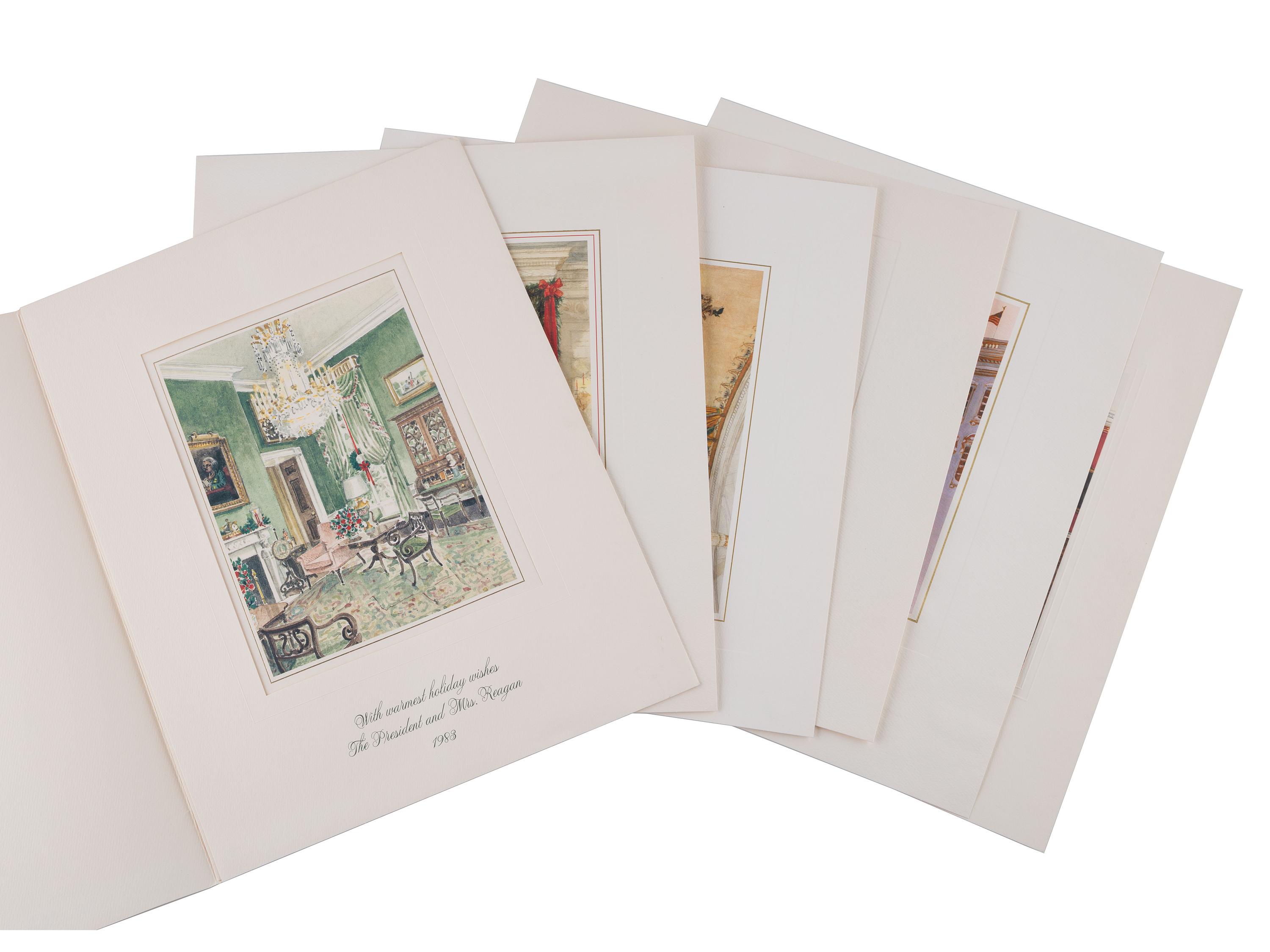 [REAGAN, Ronald (1911-2004)] Inauguration & campaign ephemera, and Christmas cards.