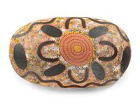 A Gunwinggu Wood Painting by Robyn Ngainmirra