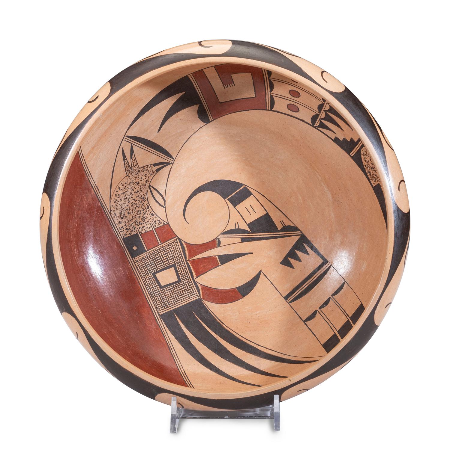 Polychrome Pottery Bowl