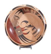 Polychrome Pottery Bowl