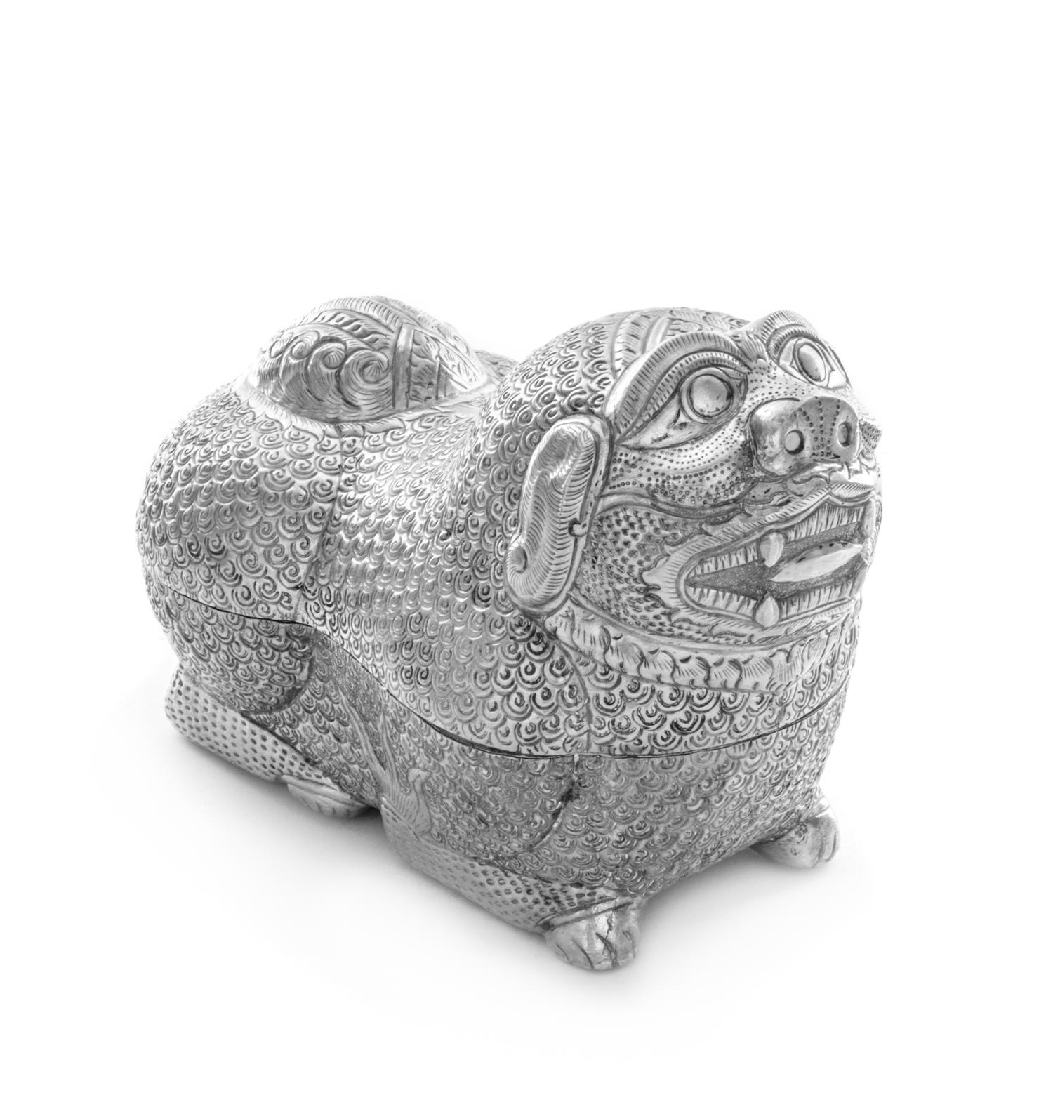 A Southeast Asian Zoomorphic Table Casket