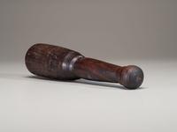 A Lignum Vitae Mortar and Pestle