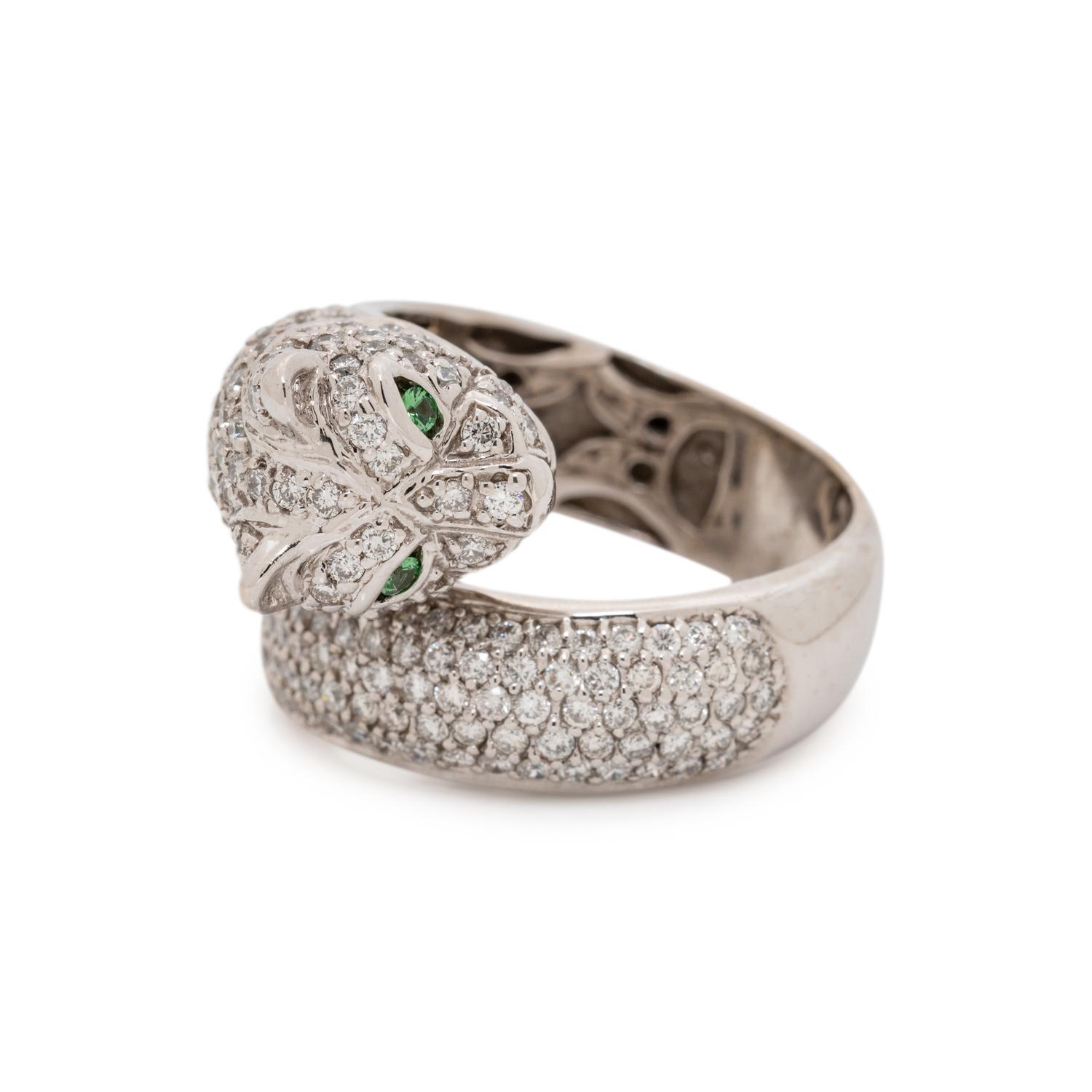 SONIA B., DIAMOND PANTHER RING