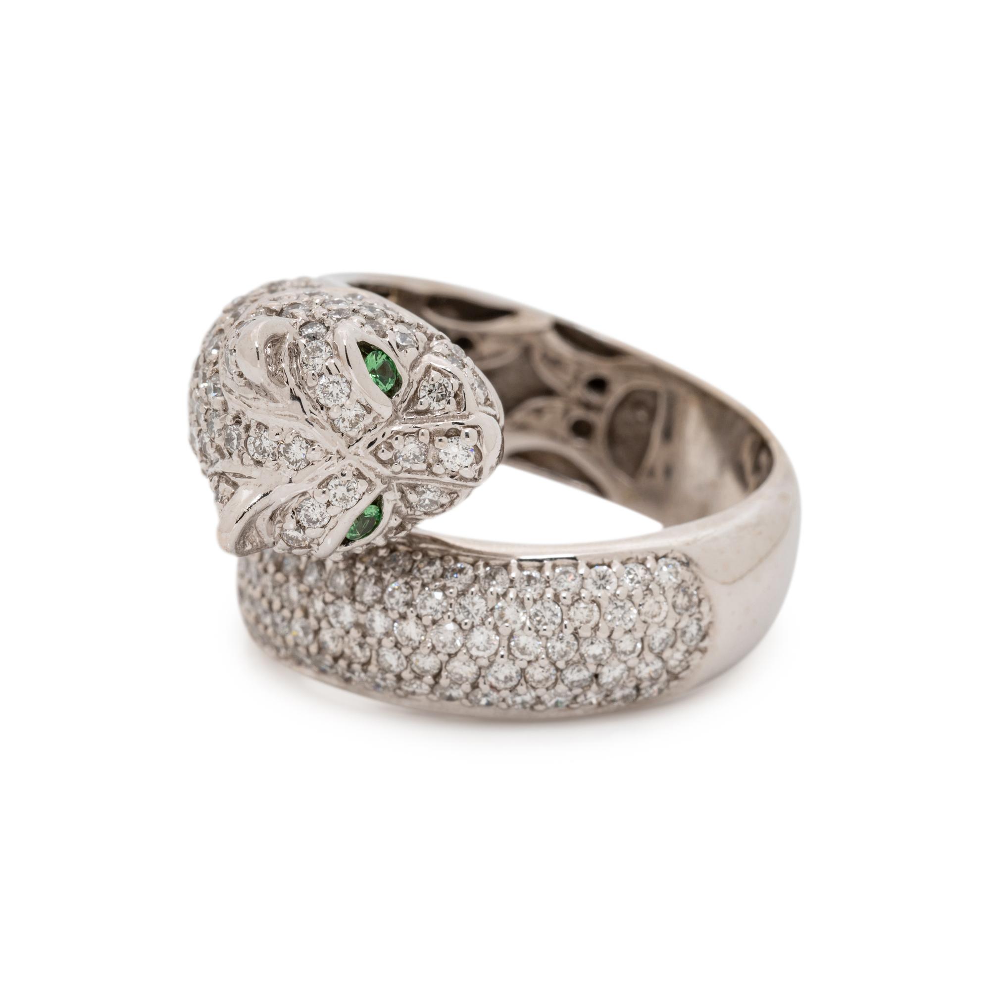 SONIA B., DIAMOND PANTHER RING