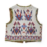 Sioux Beaded Hide Vest