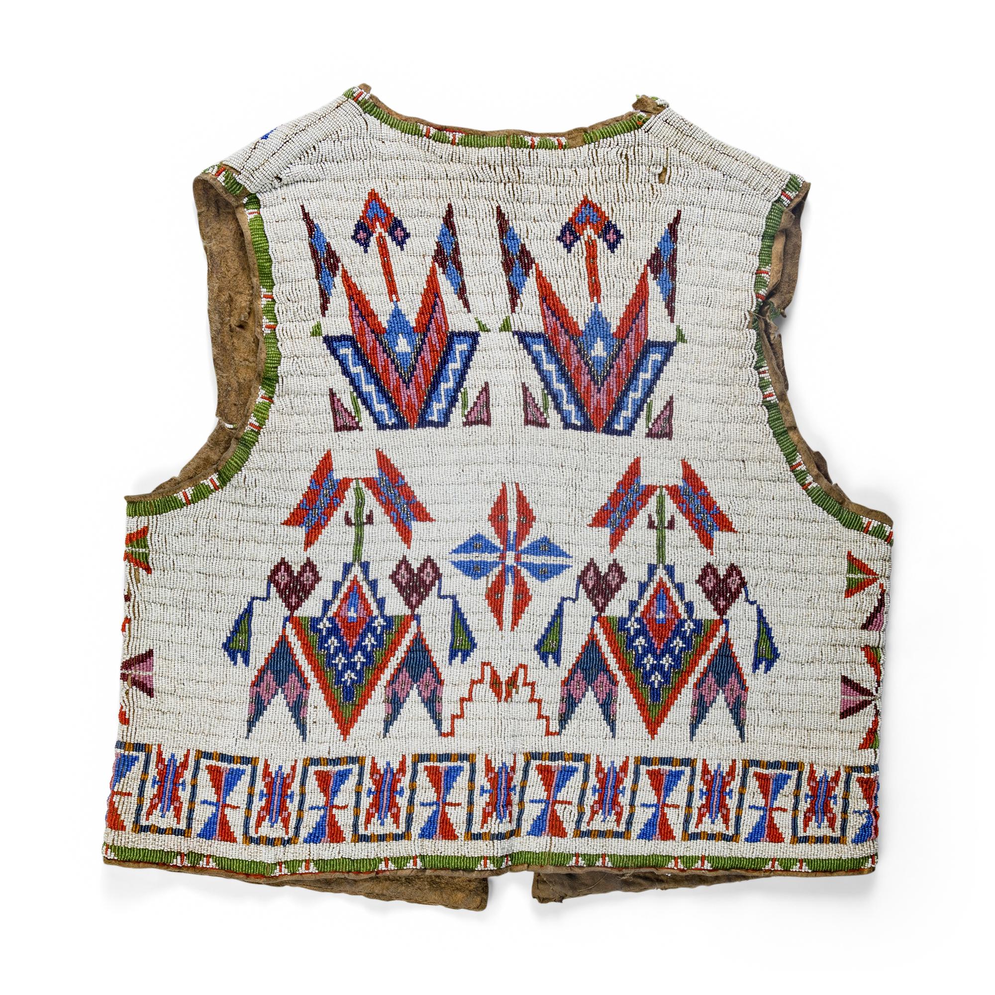 Sioux Beaded Hide Vest