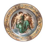 An Italian Ceramic Charger Diameter 15 1/2 inches.