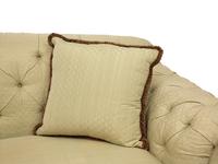 A Button-Tufted Sofa with Scalamandré Upholstery