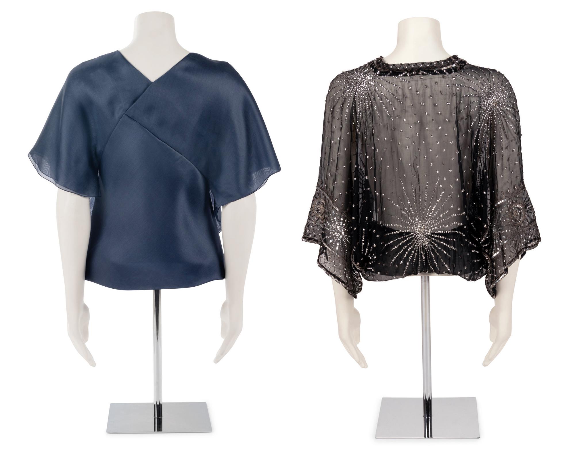 Two Unlabeled Tops: One Attributed to Christophe de Menil, One Unlabeled, 1960-80s