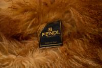 Two Fendi Mongolian Lamb Fur Stoles