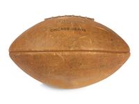 A 1958 Chicago Bears Team Signed Football Featuring Wille Gallimore, Chuck Howley, Bill George and Doug Atkins (Beckett Authentication Services Letter)