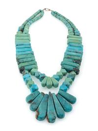 Large Pueblo Turquoise Necklace