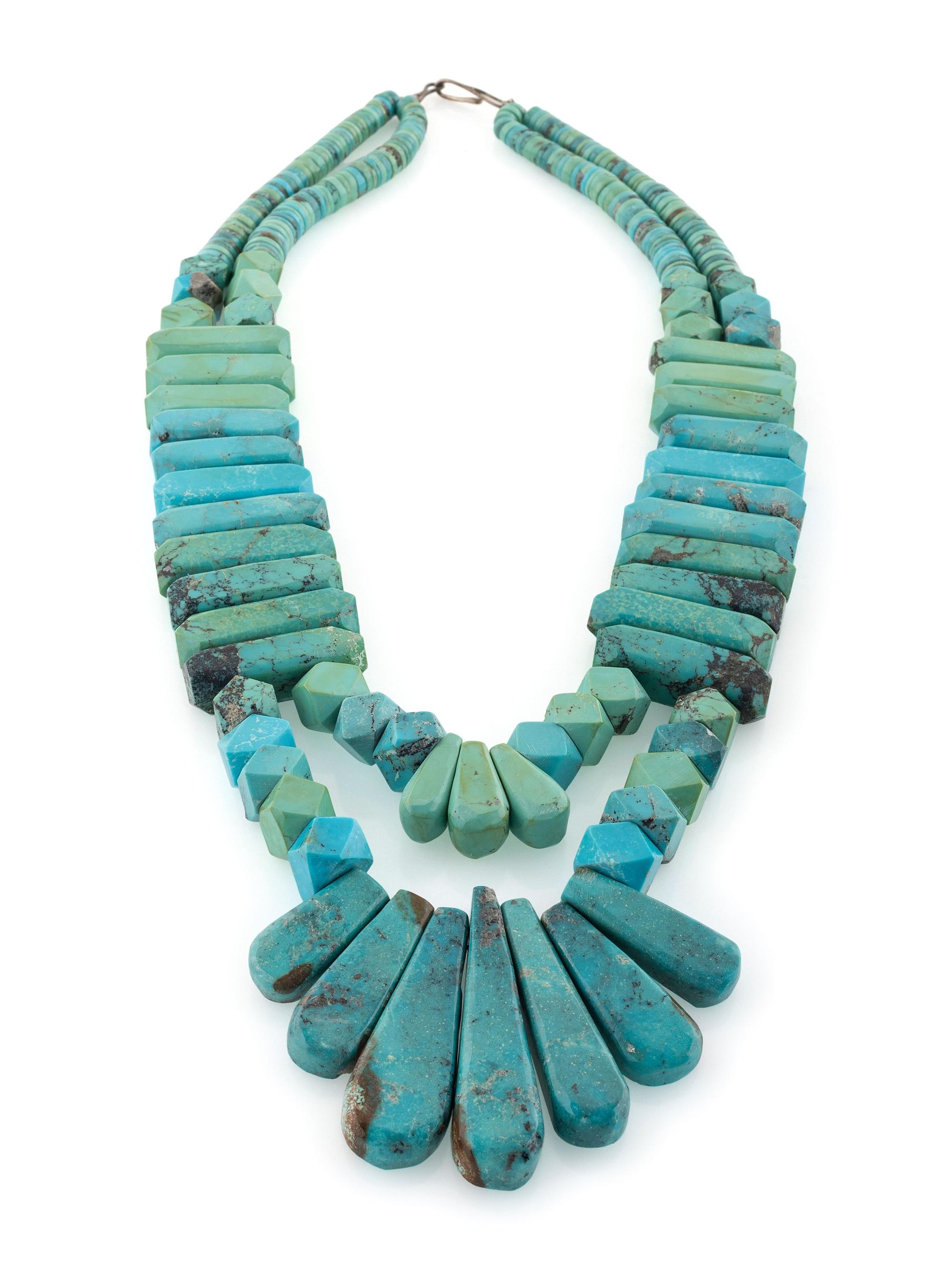 Large Pueblo Turquoise Necklace