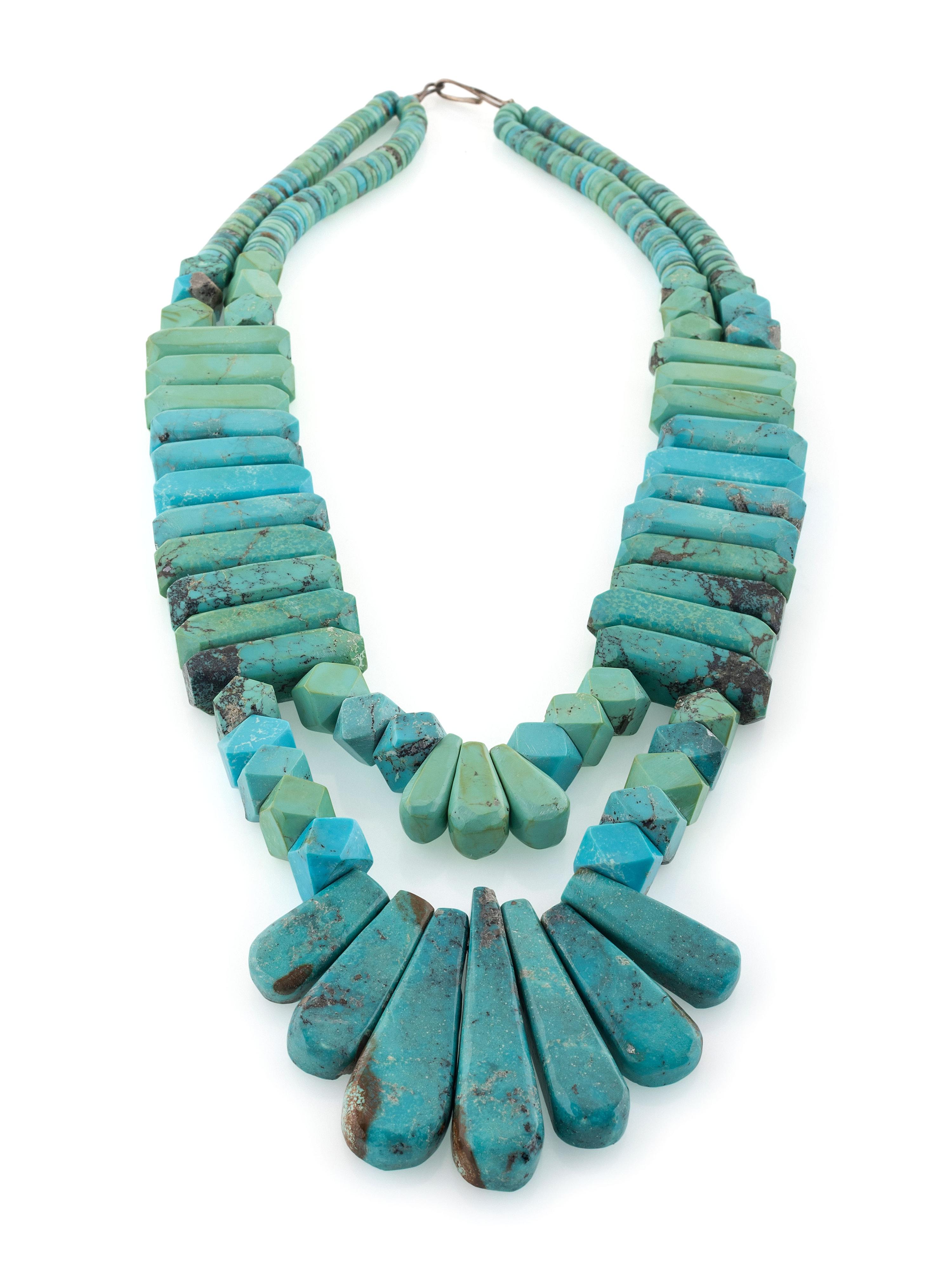 Large Pueblo Turquoise Necklace