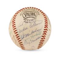 A 1957 Chicago Cubs Team Signed Autograph Baseball (JSA Letter of Authenticity),