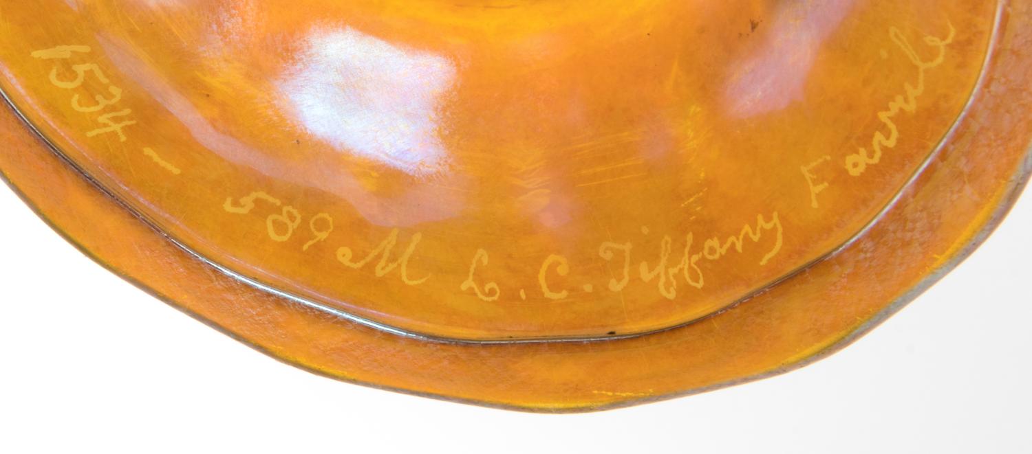 Trumpet Vase with Vine Motif