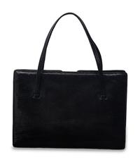 WALLIS SIMPSON, THE DUCHESS OF WINDSOR, NAVY LIZARD HANDBAG