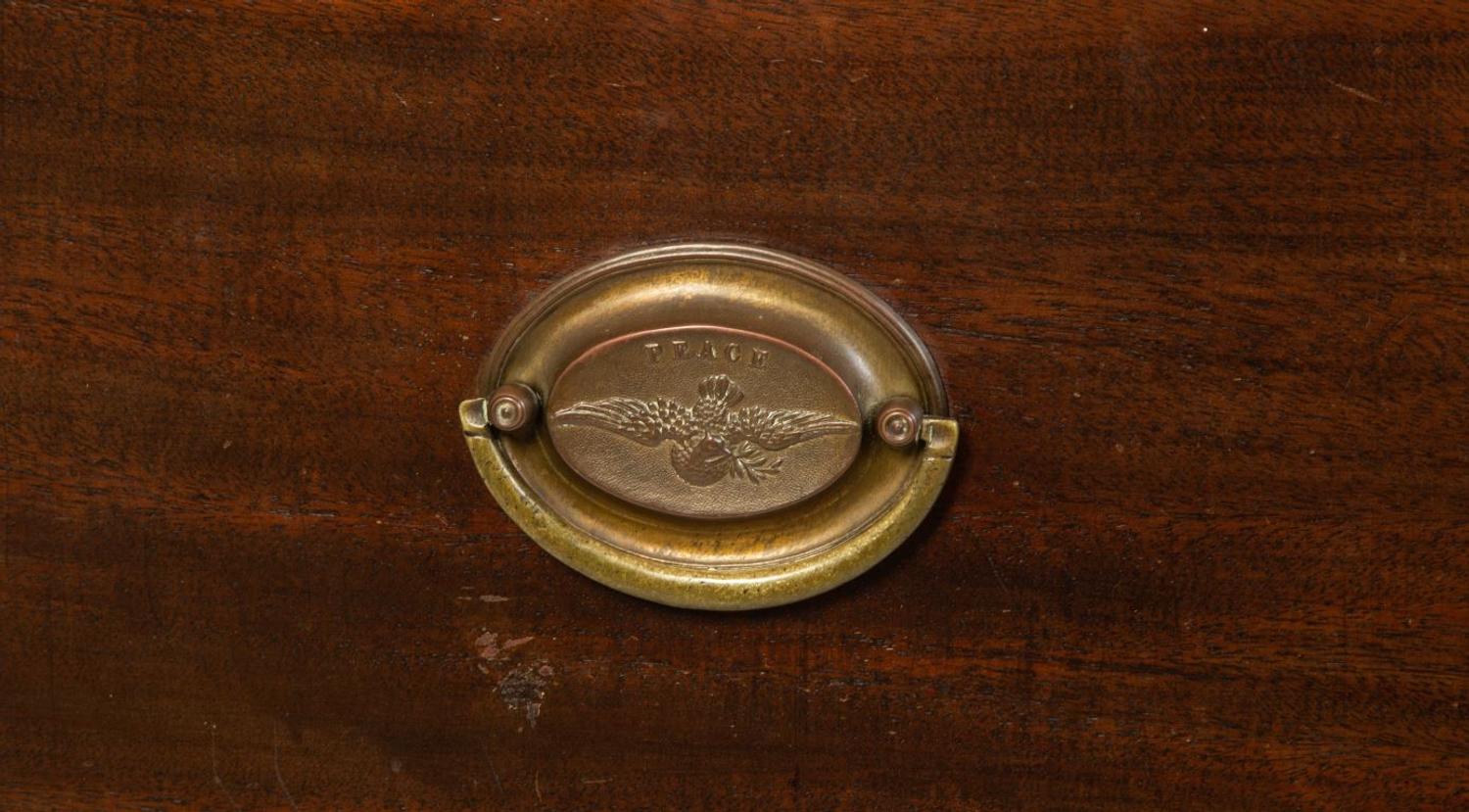 An American Hepplewhite Style Bow Front Chest of Drawers