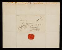 SCOTT, Walter, Sir (1771-1832). Autograph letter signed ("Walter Scott"), to Mr. Aylvin. Abotsford, Saturday, n.d.