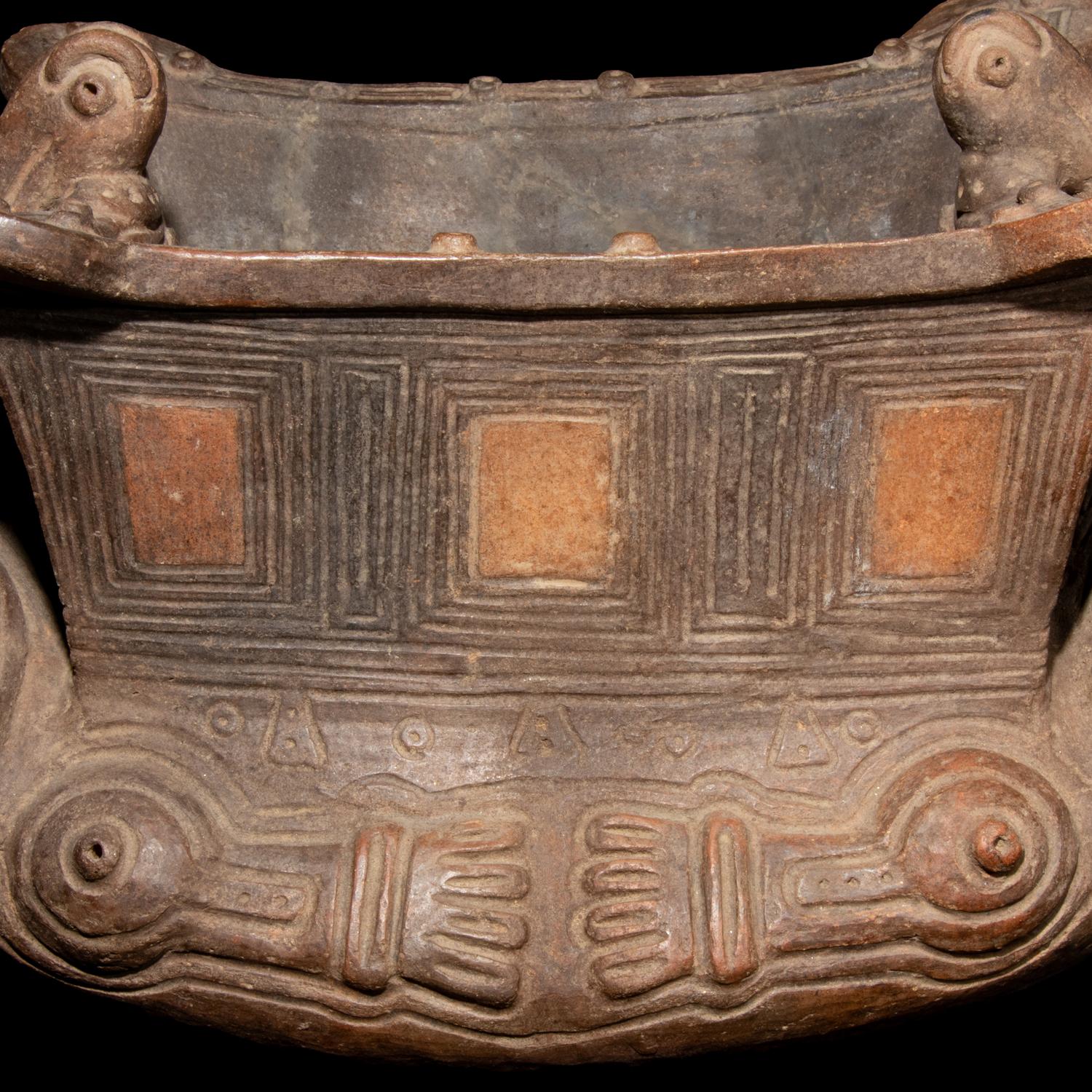 A Tairona Zoomorphic Vessel