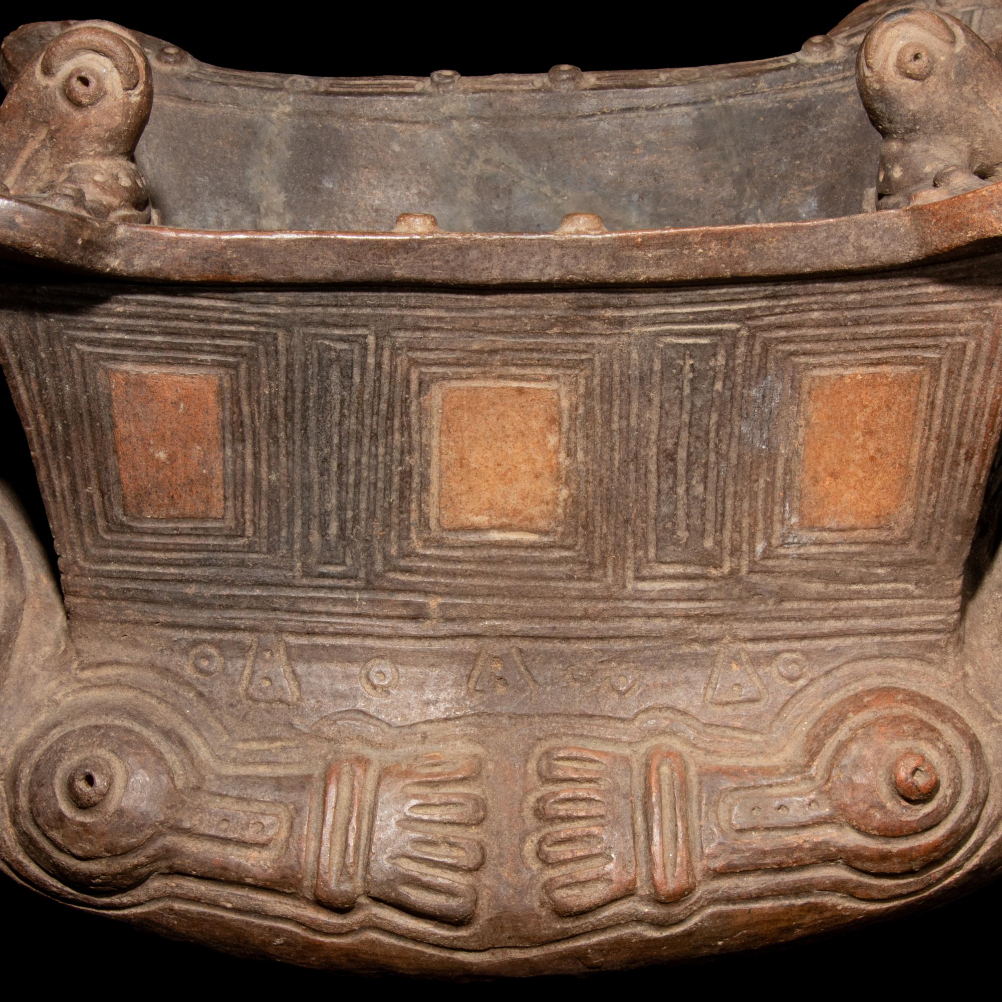 A Tairona Zoomorphic Vessel