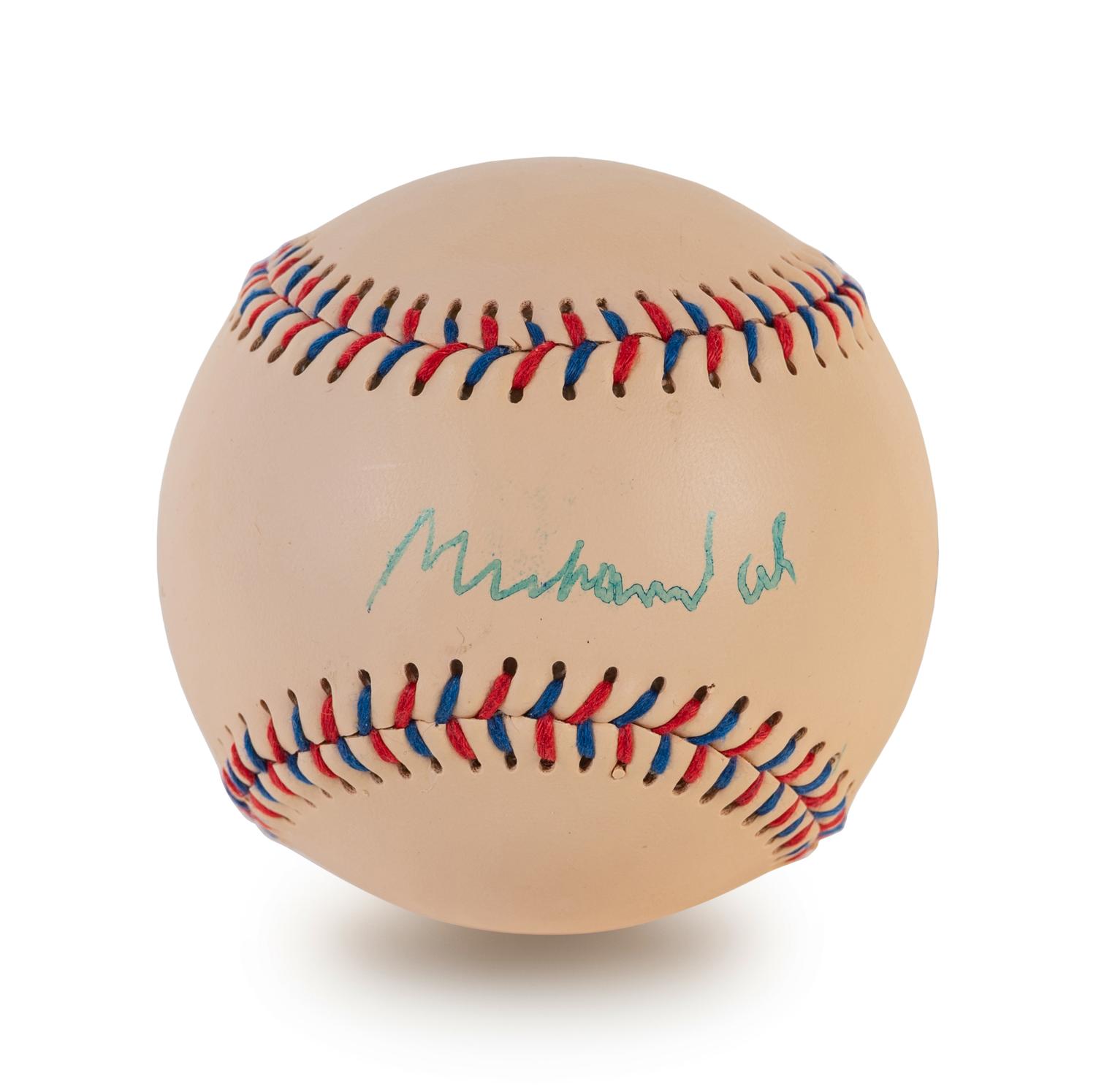 An Uncommon Muhammad Ali Signed Autograph Baseball (BAS Beckett Authentication Services Certified),