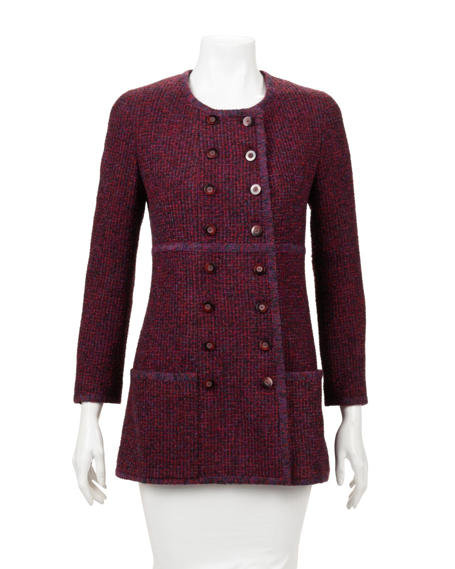 Chanel Wool Double Breasted Jacket, Fall 1993