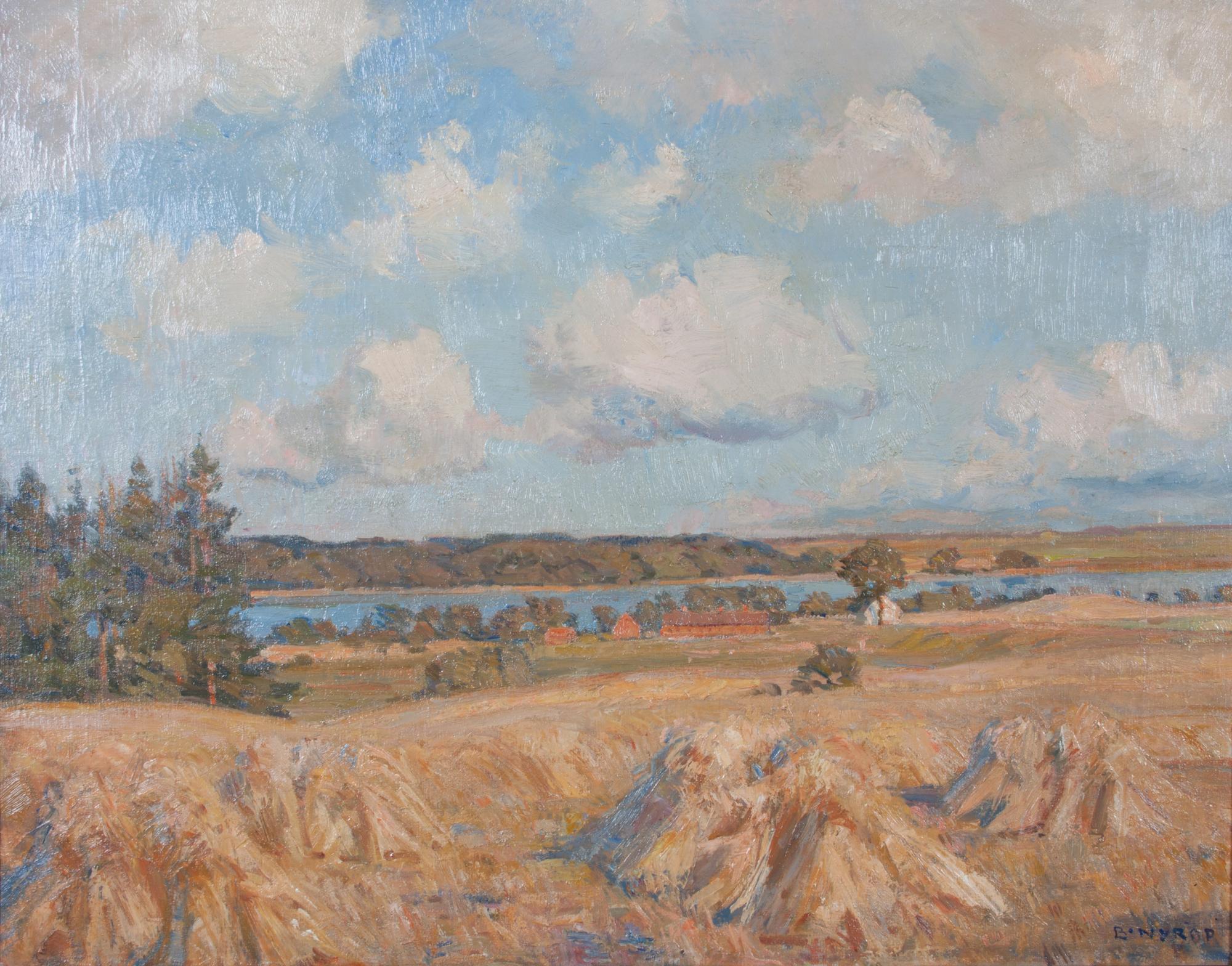 Borge Nyrop, (Danish, 1881-1948), Landscape
