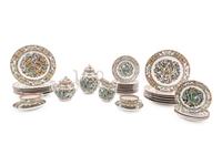 A Set of Forty-One Chinese Export Famille Rose Porcelain Partial Tea Service