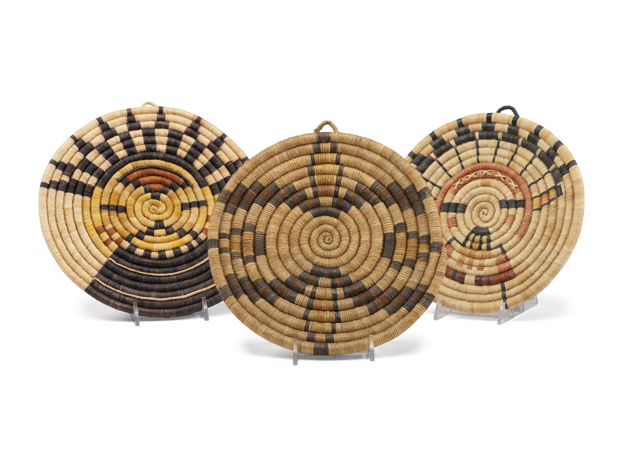 Hopi Second Mesa Basketry Plaques