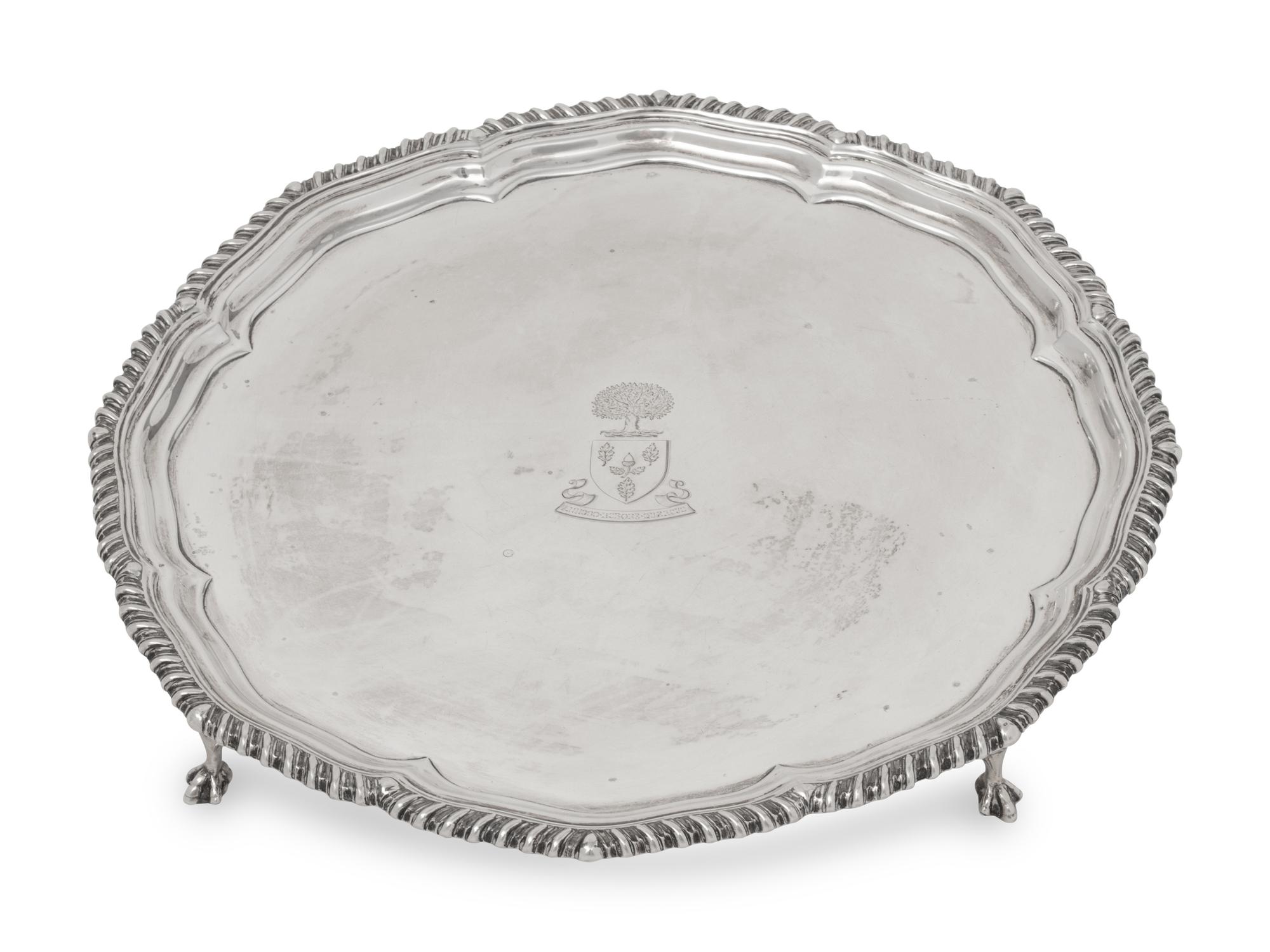 An English Silver Salver