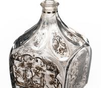 An Émile Gallé En Grisaille Enameled Decanter