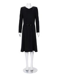 Hermès Wool Knit Dress with Tie Waist, 1980-90s