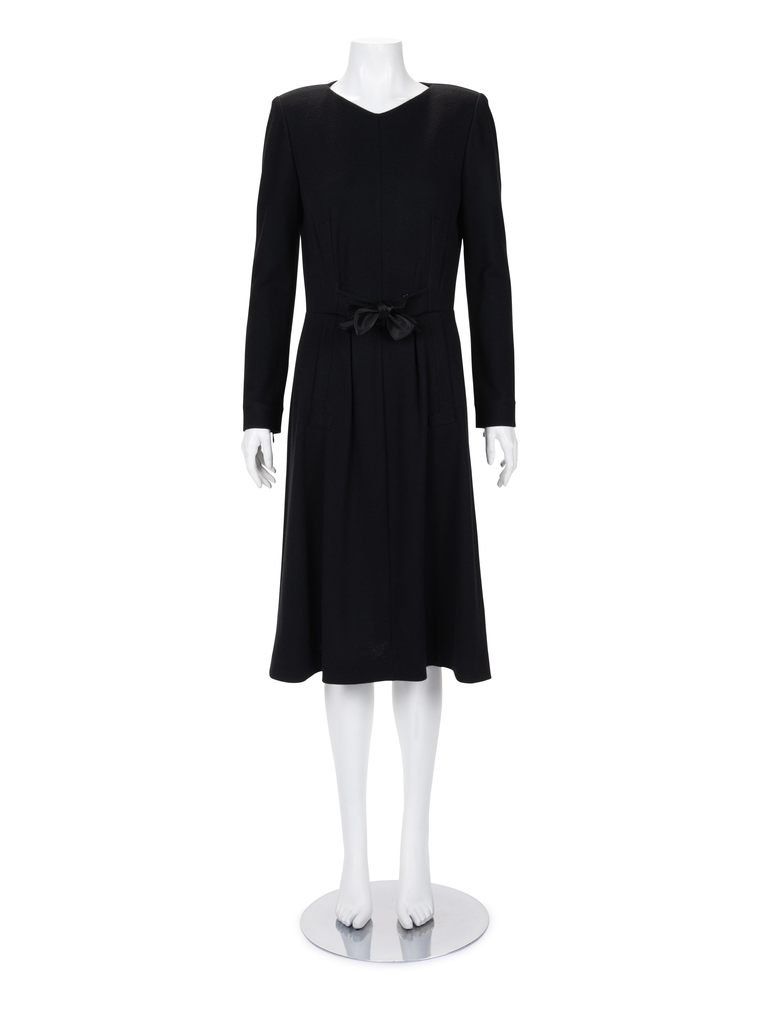 Hermès Wool Knit Dress with Tie Waist, 1980-90s