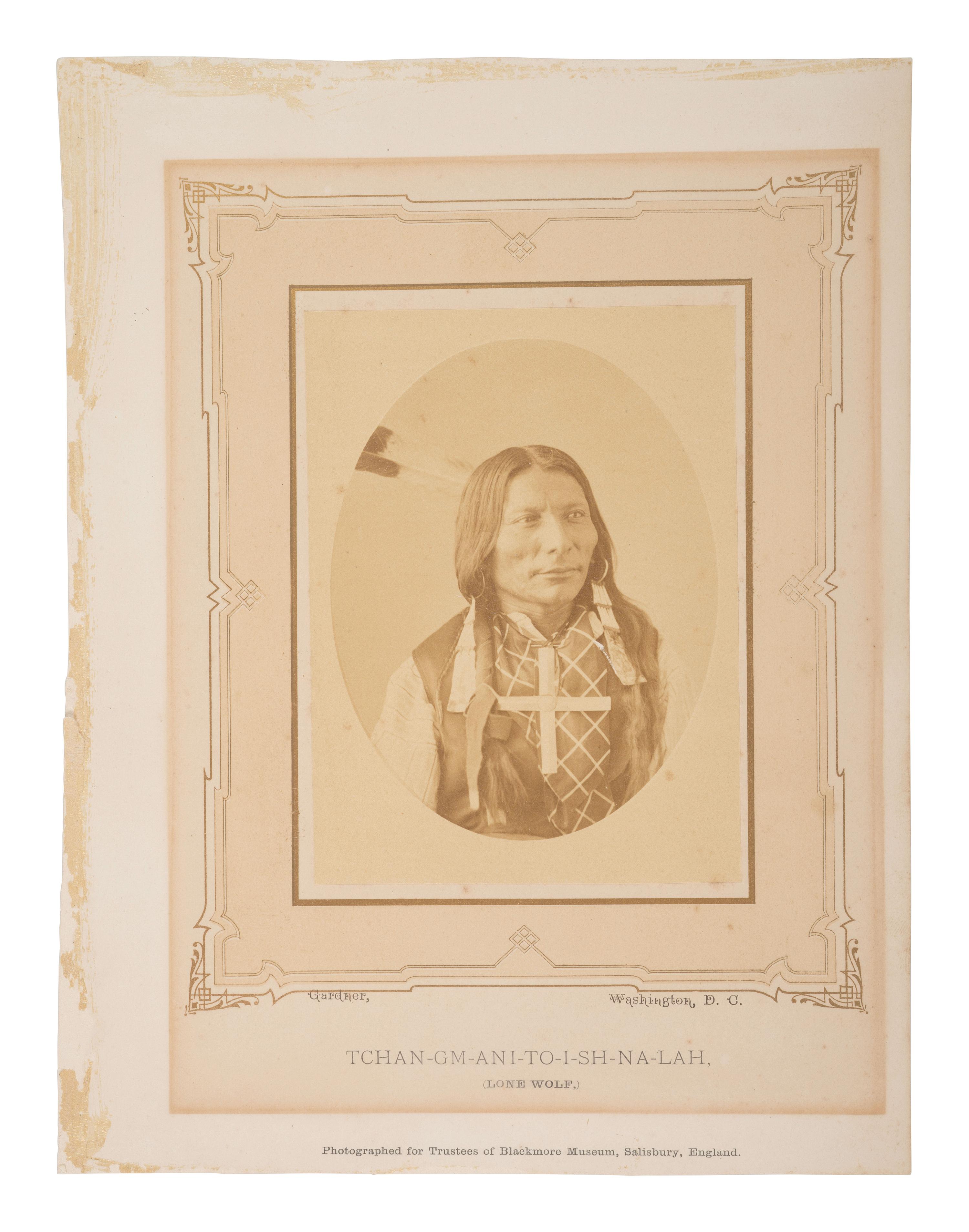 Alexander Gardner (Scottish-American, 1821-1882) — Lone Wolf, Blackfeet ca 1870