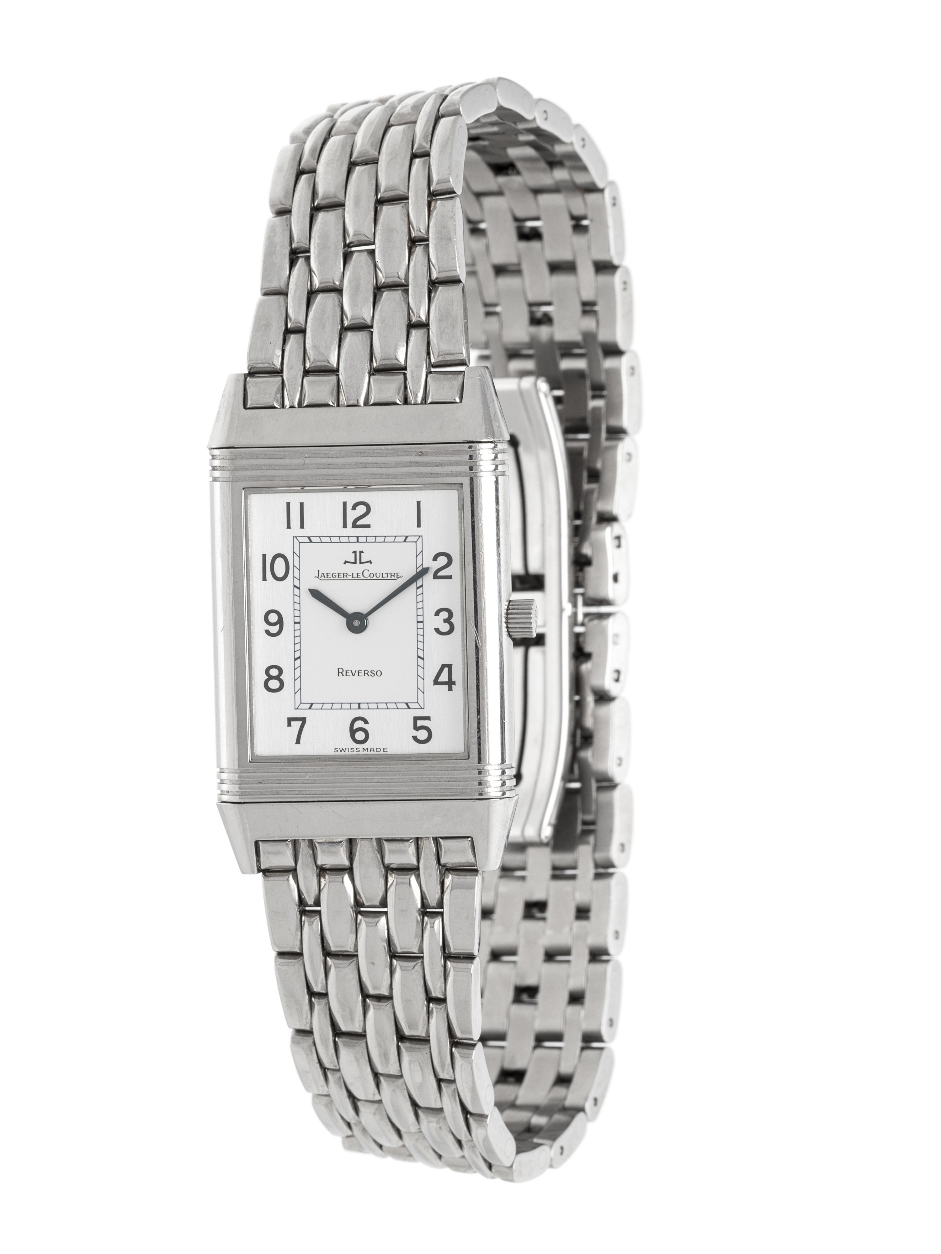 JAEGER-LeCOULTRE, STAINLESS STEEL REF. 250.8.86 'REVERSO' WRISTWATCH