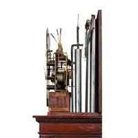 A Theodore B. Starr Mahogany Nine-Tube Tall-Case Case Clock