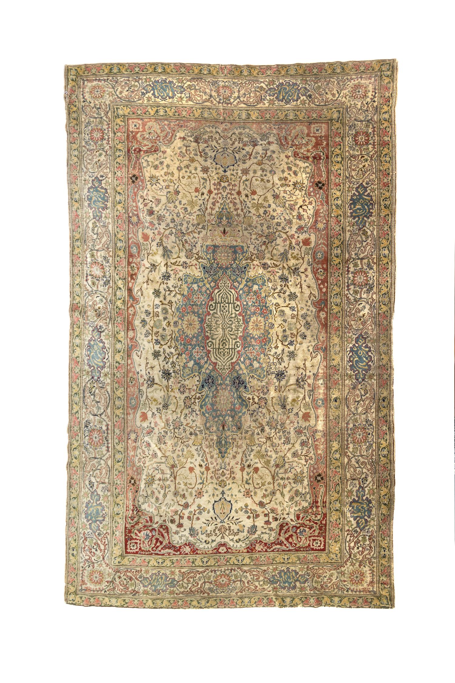 A Tabriz Wool Rug, EARLY 20TH CENTURY, 8 feet 11 inches x 6 feet 4 inches. — EARLY 20TH CENTURY