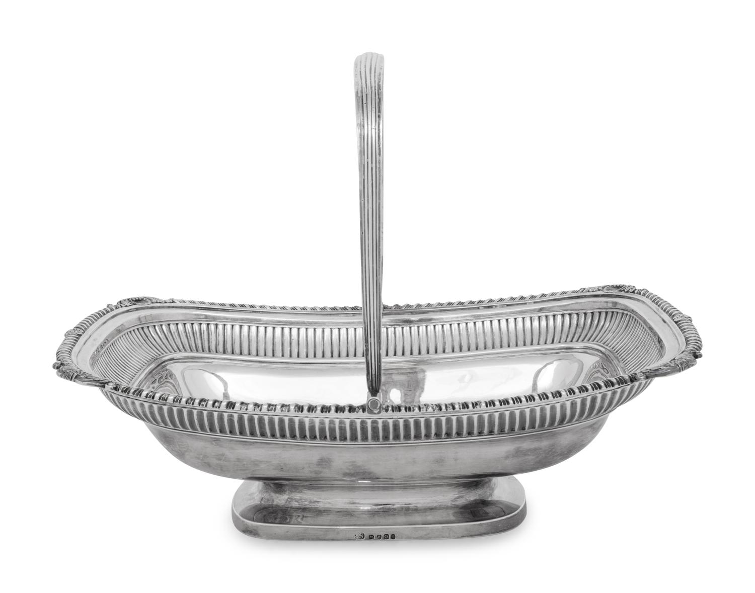 A Paul Storr Silver Cake Basket