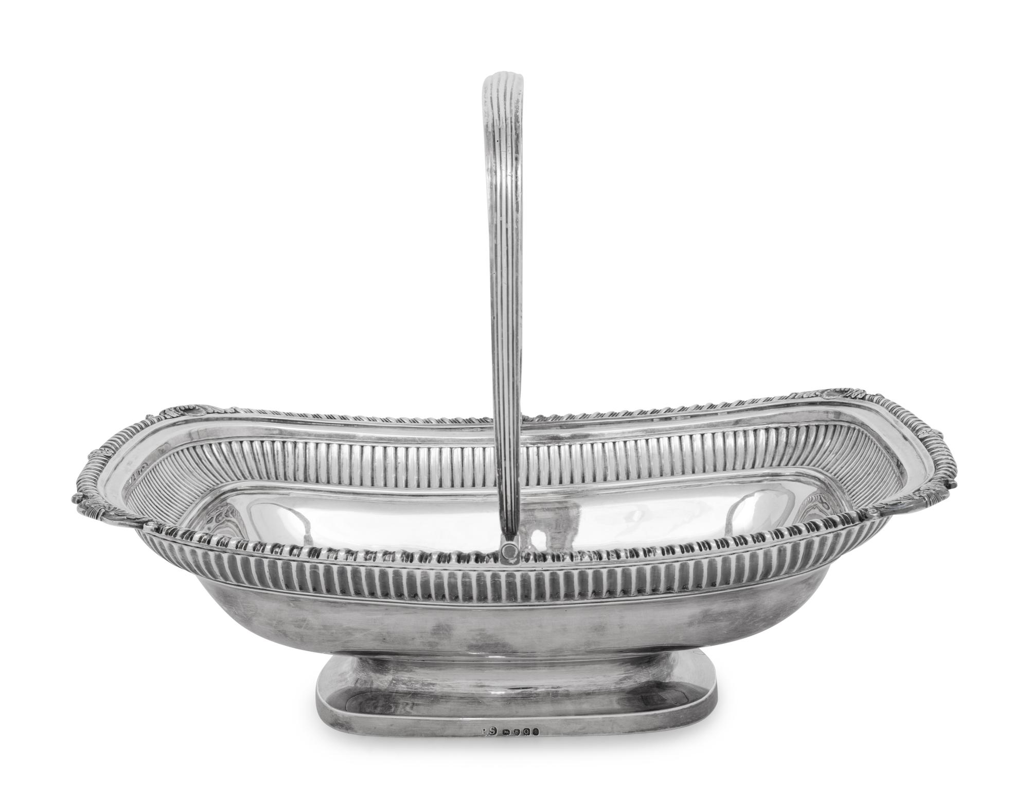 A Paul Storr Silver Cake Basket