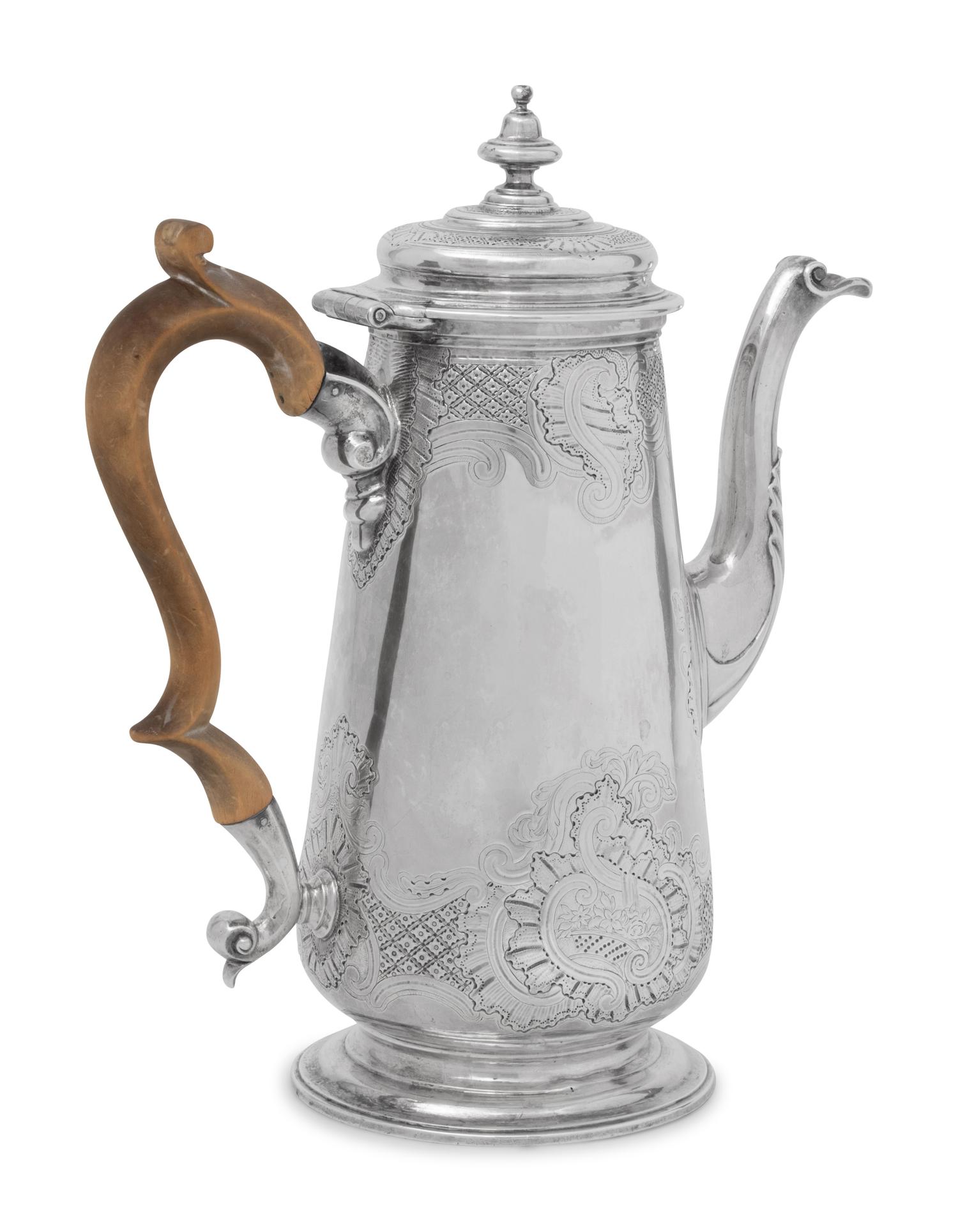 A George II Silver Coffee Pot