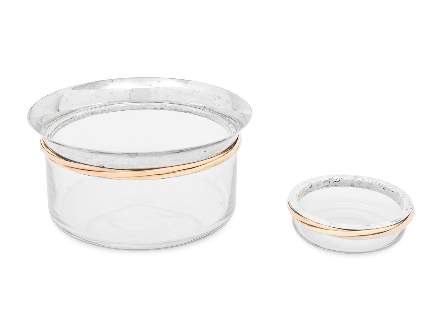 A Cartier Trinity Caviar Service