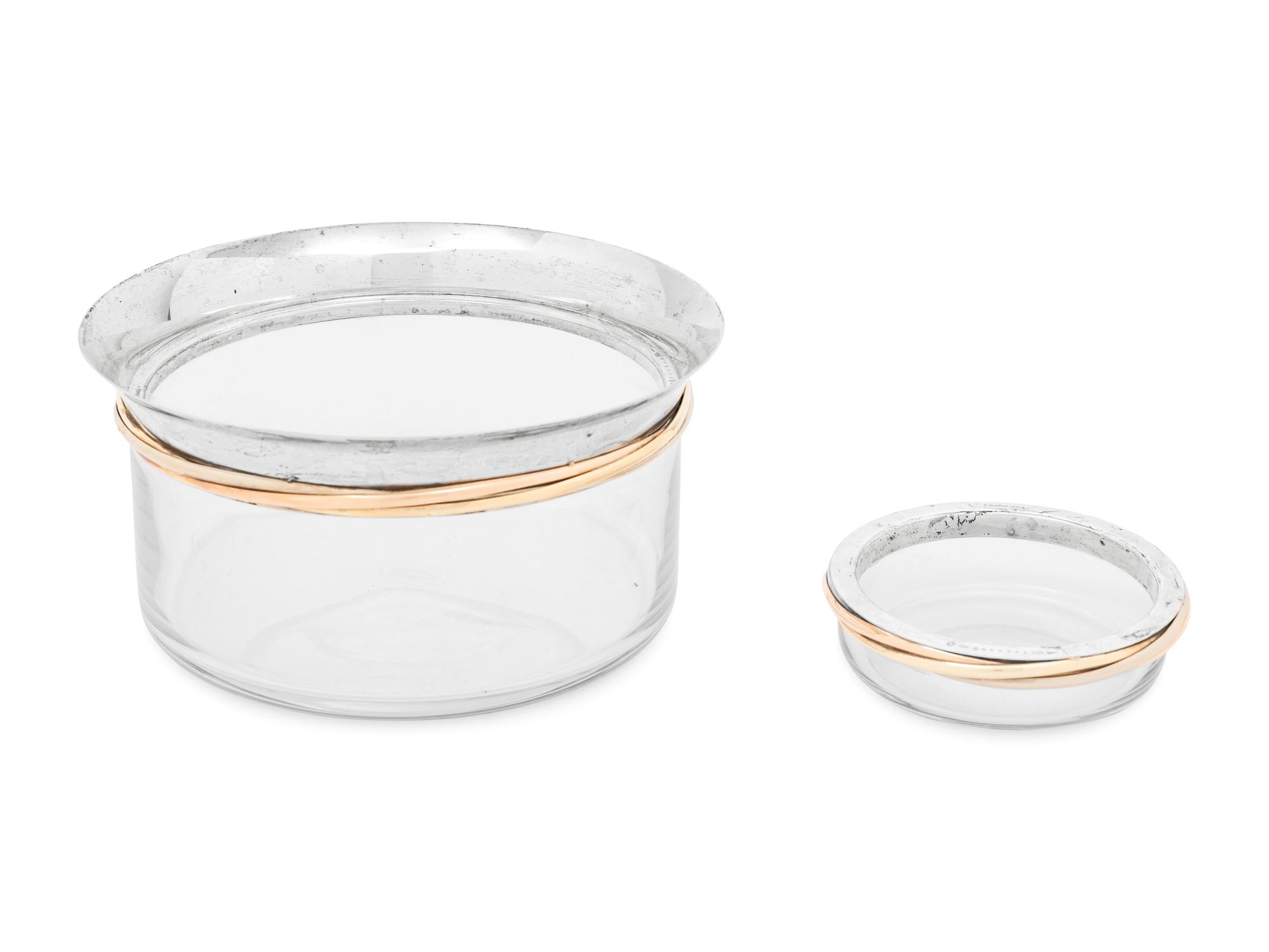 A Cartier Trinity Caviar Service