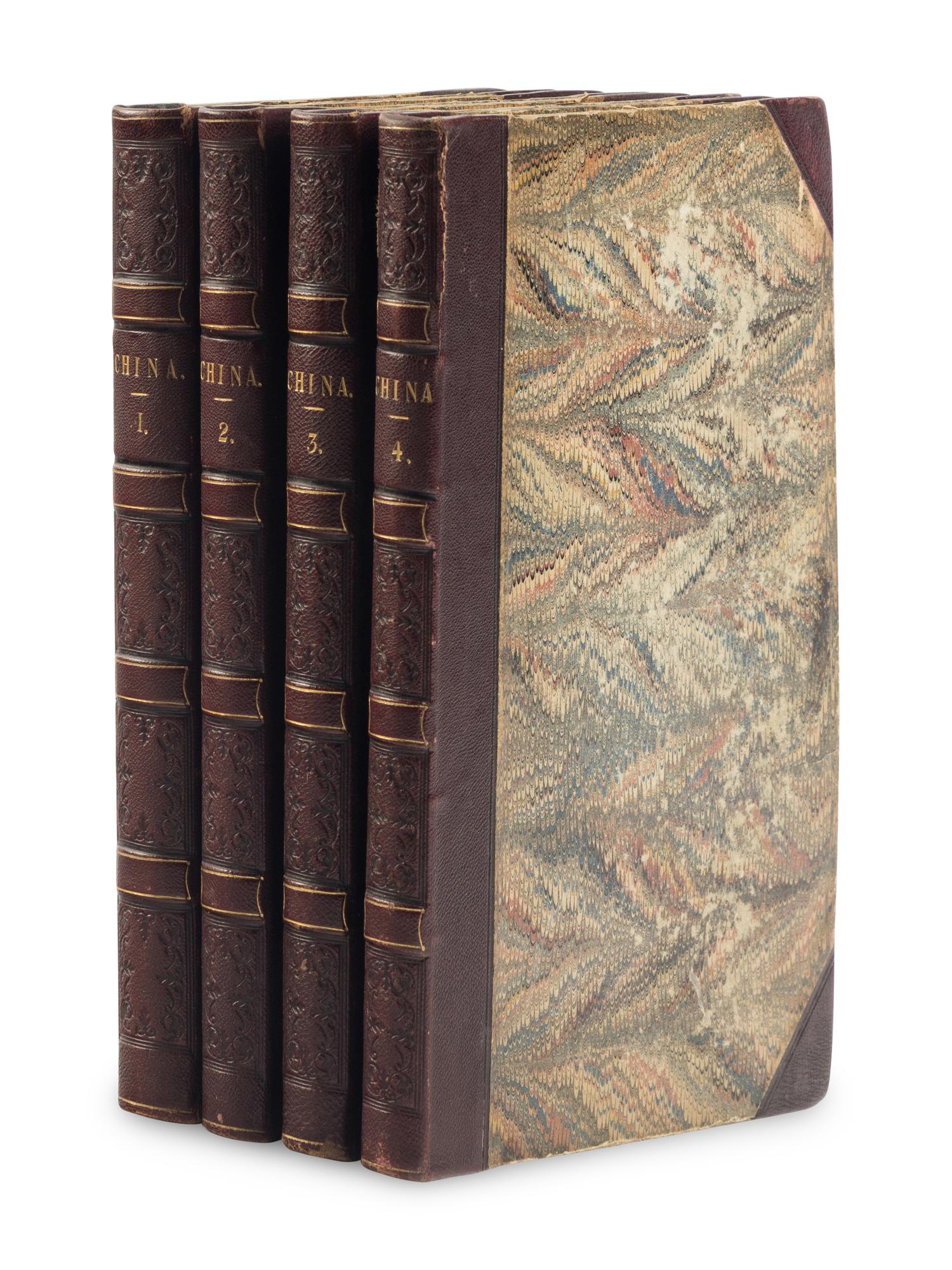 ALLOM, Thomas (1804-1872), illustrator, and George Newenham WRIGHT (1794-1877). China, in a series of Views, Displaying the Scenery, Architecture, and Social Habits, of that Ancient Empire . London: Fisher, Son, & Co. n.d. [1843].