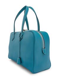 Hermès Blue Jean Victoria II Fourre-Tout 35cm Bag, 2012