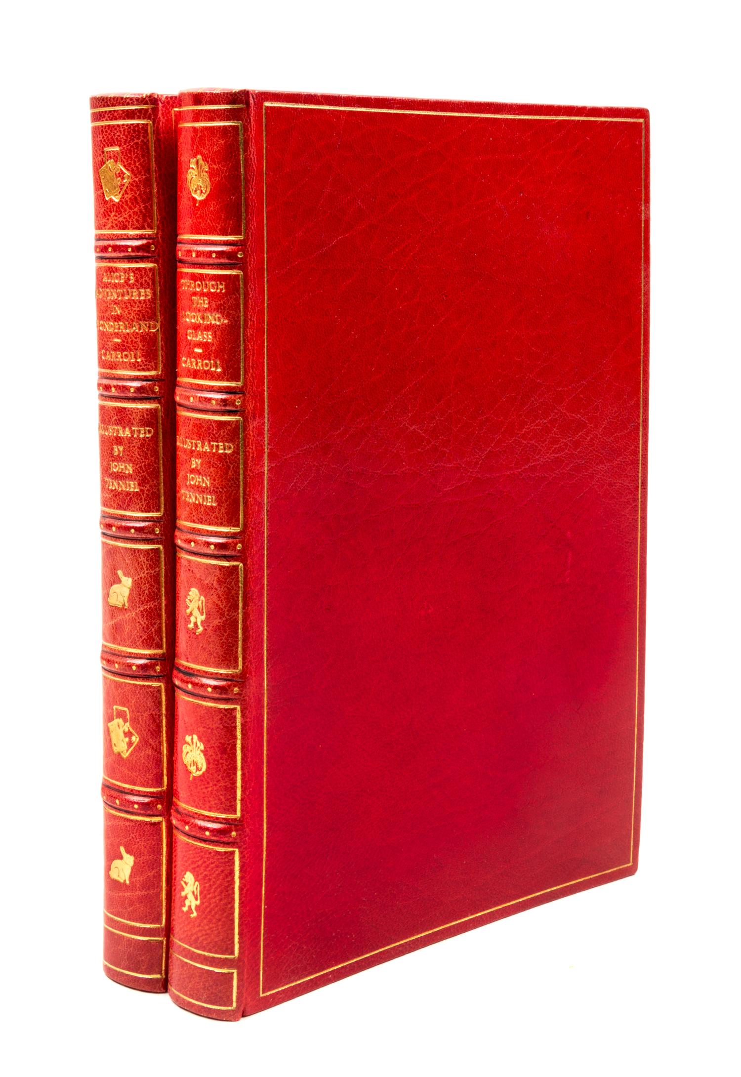 (BAYNTUN) CARROLL, LEWIS. Alice's Adventures in Wonderland [and] Through the Looking Glass. NY, 1941. 2 vols.