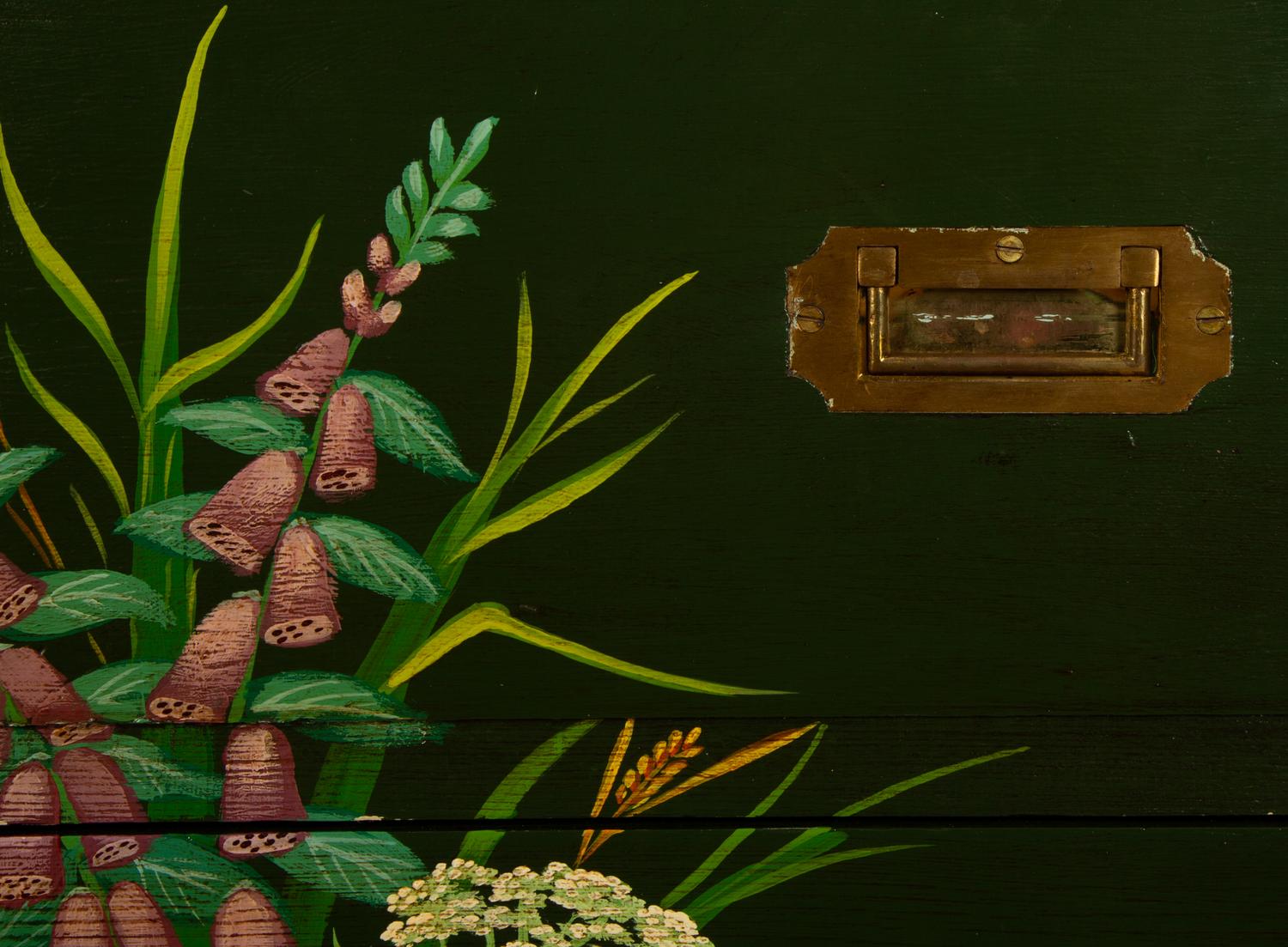 A Campaign Style Painted Secretary/Chest — 20TH/21ST CENTURY