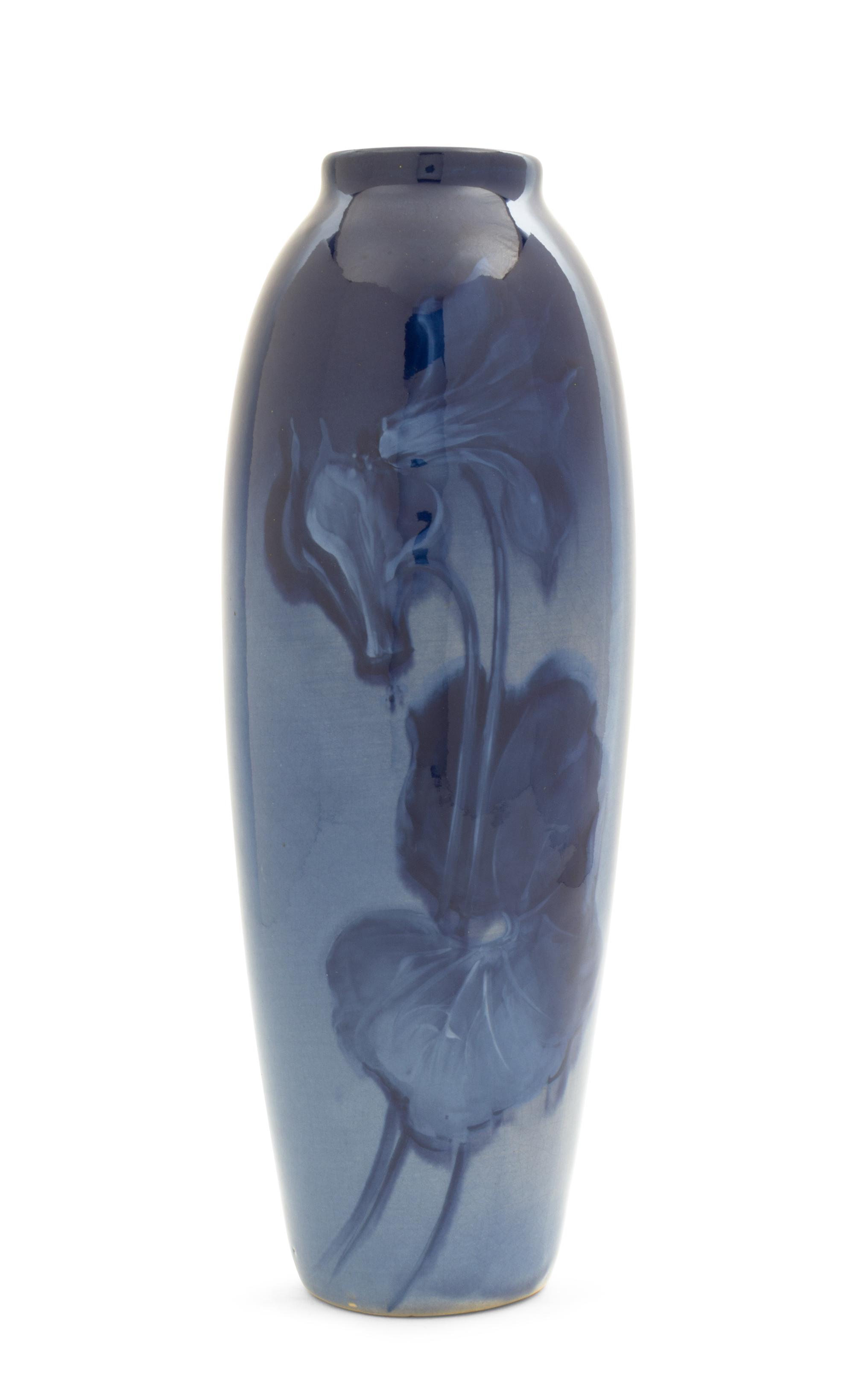 A Weller Pottery Vase Height 11 3/4 inches.