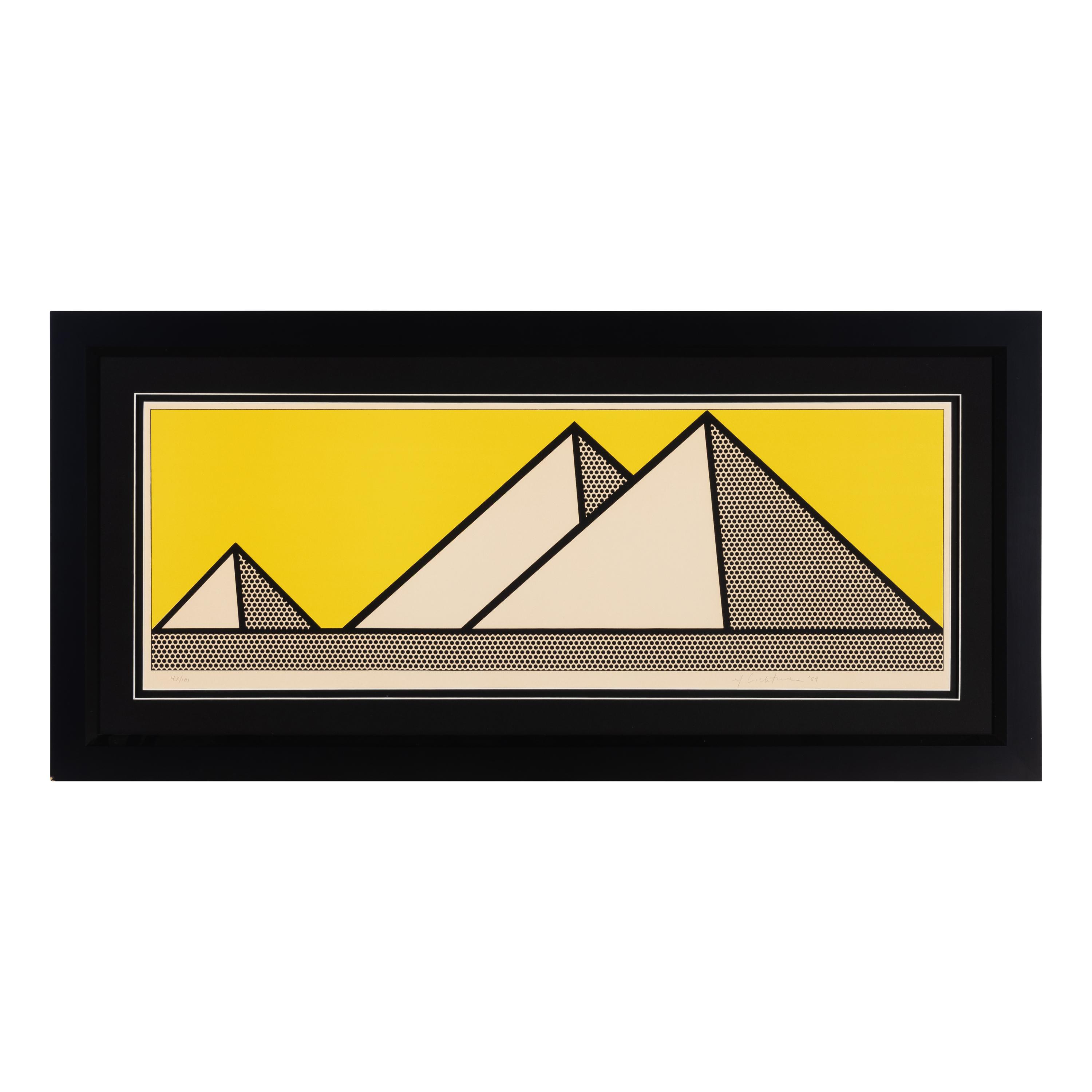 Roy Lichtenstein (American, 1923-1997) — Pyramids, 1969