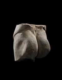 A Roman Basalt Lower Male Torso